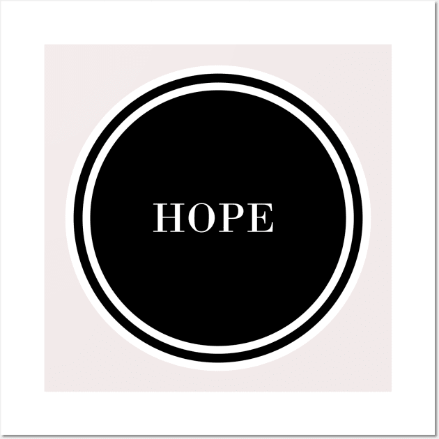 Classic Hope logo Wall Art by chris m